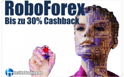 Bis zu 30% Spread- bzw. Kommission-Erstattung bei RoboForex   