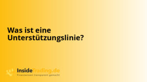 Was ist eine Unterstützungslinie?